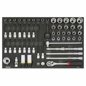 Sonic Socket set 1/2", 61-piece