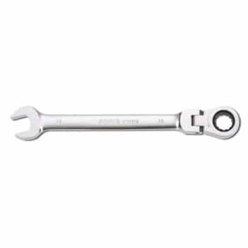 Hinge-Ratchet ring spanner 12-side 18mm