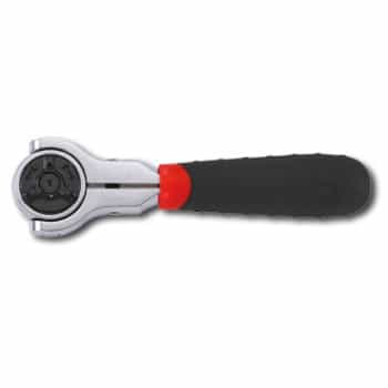 Ratchet 3/8 ", with swivel head, short 72 teeth
