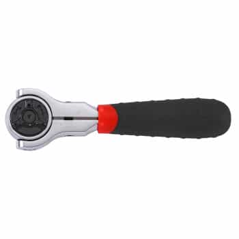 Ratchet 1/2 ", with swivel head, short 72 teeth