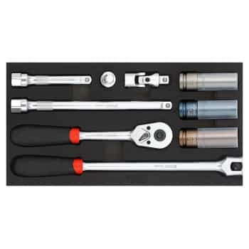Sonic Ratchet Set 1/2", SFS 1/3 9-Piece