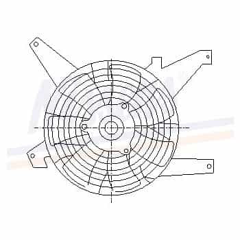 Fan, A/C condenser