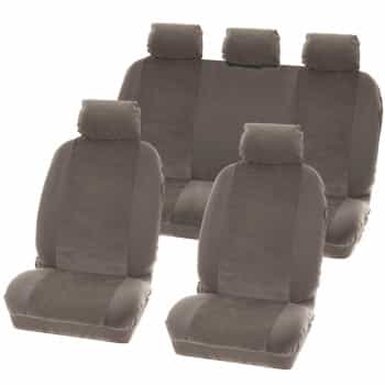 Seat cover set 9-piece 'Denver' gray