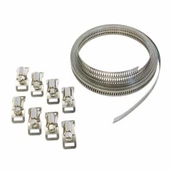 Universal hose clamp 3 meters + 8 screws