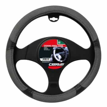 Steering cover 'silverstone gray / black'