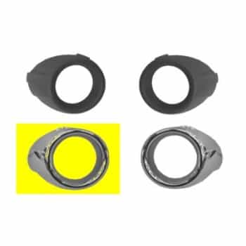 Fog light ring right Chrome 1807596 Van Wezel