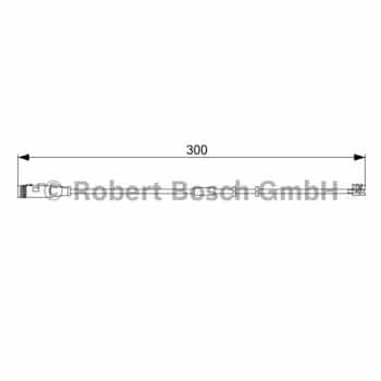 Warning Contact, brake pad wear 1 987 473 033 Bosch