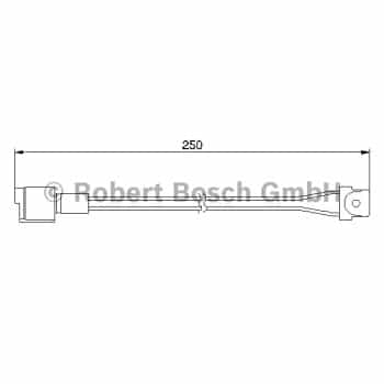 Warning Contact, brake pad wear 1 987 474 905 Bosch