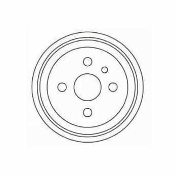 Brake Drum 5128-S ABS