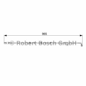 Warning Contact, brake pad wear 1 987 473 027 Bosch