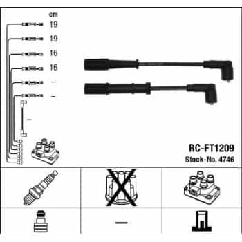 Ignition Cable Kit 4746 NGK