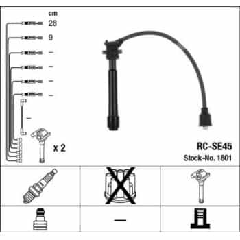 Ignition Cable Kit 1801 NGK