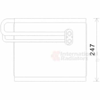 Evaporator, air conditioning