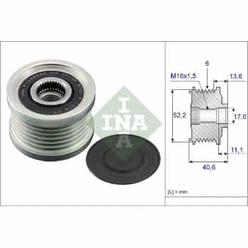 Alternator Freewheel Clutch 535004410 Ina