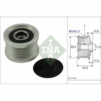 Alternator Freewheel Clutch 535009210 Ina