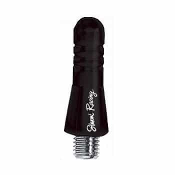 Simoni Racing Aluminum Antenna Toy - Black - Length 3cm