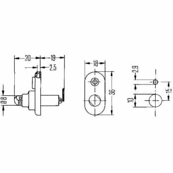 Switch, door contact