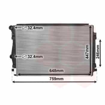 Radiator, engine cooling 58002344 International Radiators