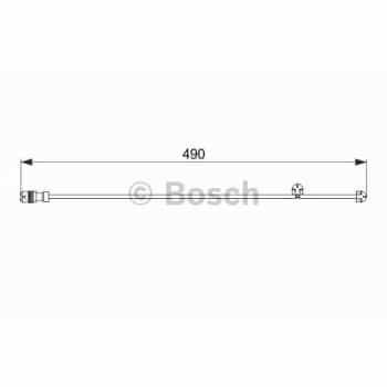 Warning Contact, brake pad wear 1 987 474 560 Bosch