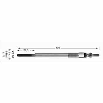 Glow Plug D-Power 73 91322 NGK