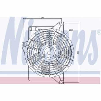 Fan, A/C condenser