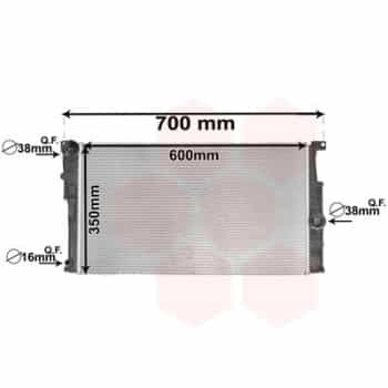 Radiator, engine cooling 06002453 International Radiators