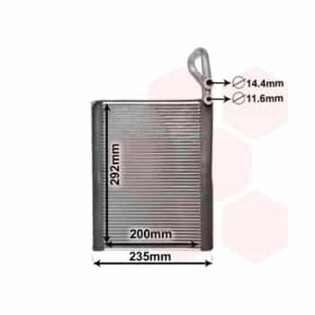 Evaporator, air conditioning
