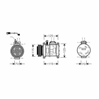Compressor, air conditioning