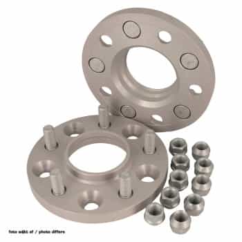 H&R DRM-System Wheel spacer set 46mm per axle - Pitch size 5x114.3 - Hub 68.1mm - Bolt size M14x2 - A