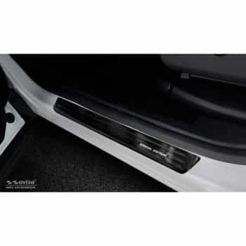Black stainless steel door sills suitable for Citroën C5 Aircross 2018- 'Special Edition' - 4-piece