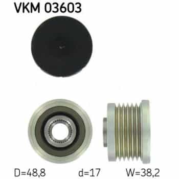 Alternator Freewheel Clutch VKM 03603 SKF
