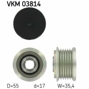 Alternator Freewheel Clutch VKM 03814 SKF