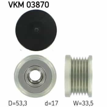 Alternator Freewheel Clutch VKM 03870 SKF