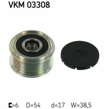 Alternator Freewheel Clutch VKM 03308 SKF