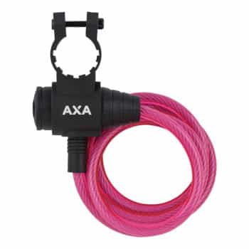 AXA Cable Zipp 120*8 Pink