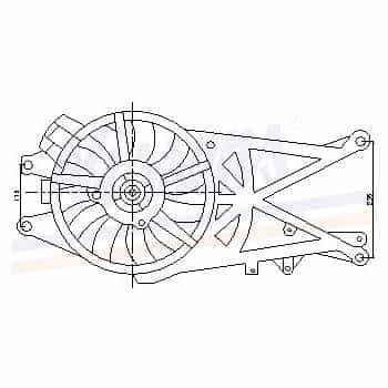 Fan, A/C condenser