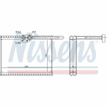 Evaporator, air conditioning