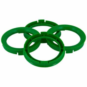 TPI​ Centering Rings 69.1->57.1mm Green 4 pieces