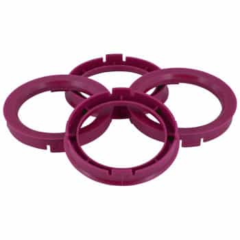 TPI ​Centering Rings 70.4->66.1mm Purple 4 pieces