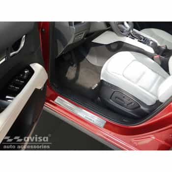 Stainless steel door sills suitable for Mazda CX-5 II 2017- 'Exclusive' - 4-piece