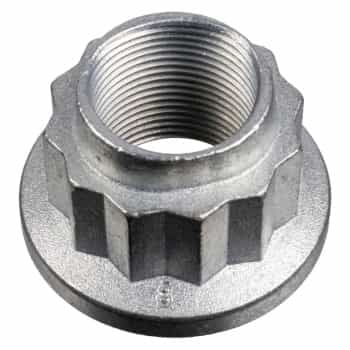 Nut, stub axle