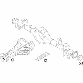 Gasket set, differential
