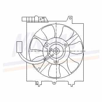 Fan, A/C condenser