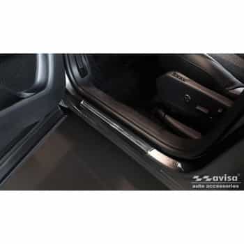 Black stainless steel door sills suitable for Peugeot 3008 2016- 'Special Edition' - 4-piece