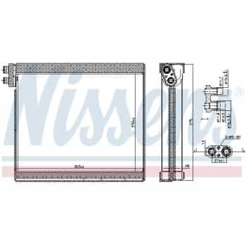 Evaporator, air conditioning