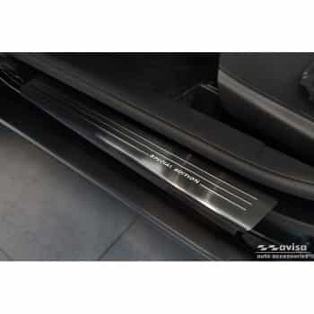 Black stainless steel door sills suitable for Ford EcoSport Facelift 2017- - 'Special Edition' - 4-piece