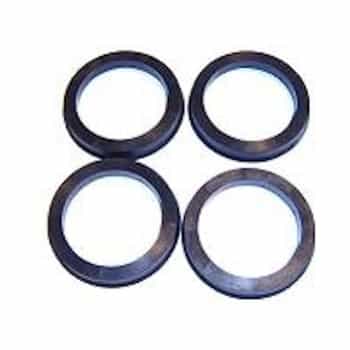 Sinatec Centering Rings 60.1->56.1mm Black 4 pieces