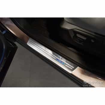 Stainless steel door sill suitable for Mitsubishi Eclipse Cross PHEV 2021- 'Hybrid' - 4-piece