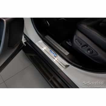 Stainless steel door sill suitable for Toyota Highlander XU70 2020- 'Hybrid' - 4-piece