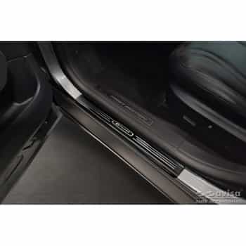 Black Stainless Steel Door Sill suitable for Ford Mustang Mach-E 2020- 'E-Power' - 4-piece